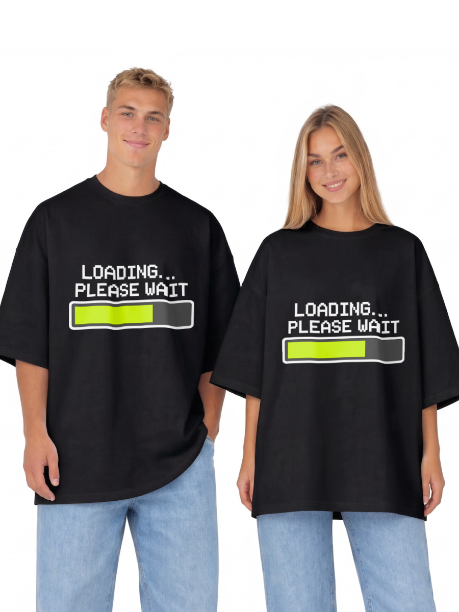 Оверсайз-футболка Loading please wait